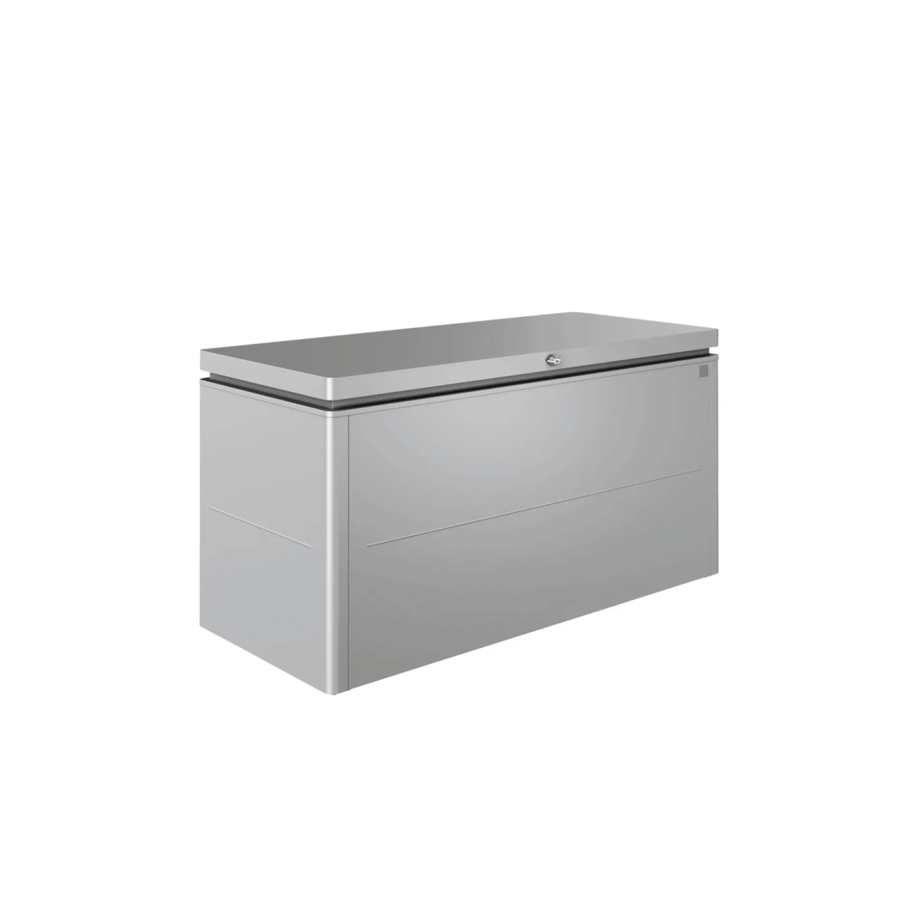 BIOHORT LOUNGEBOX STR. 160 HYNDEBOKS SØLV METALLIC