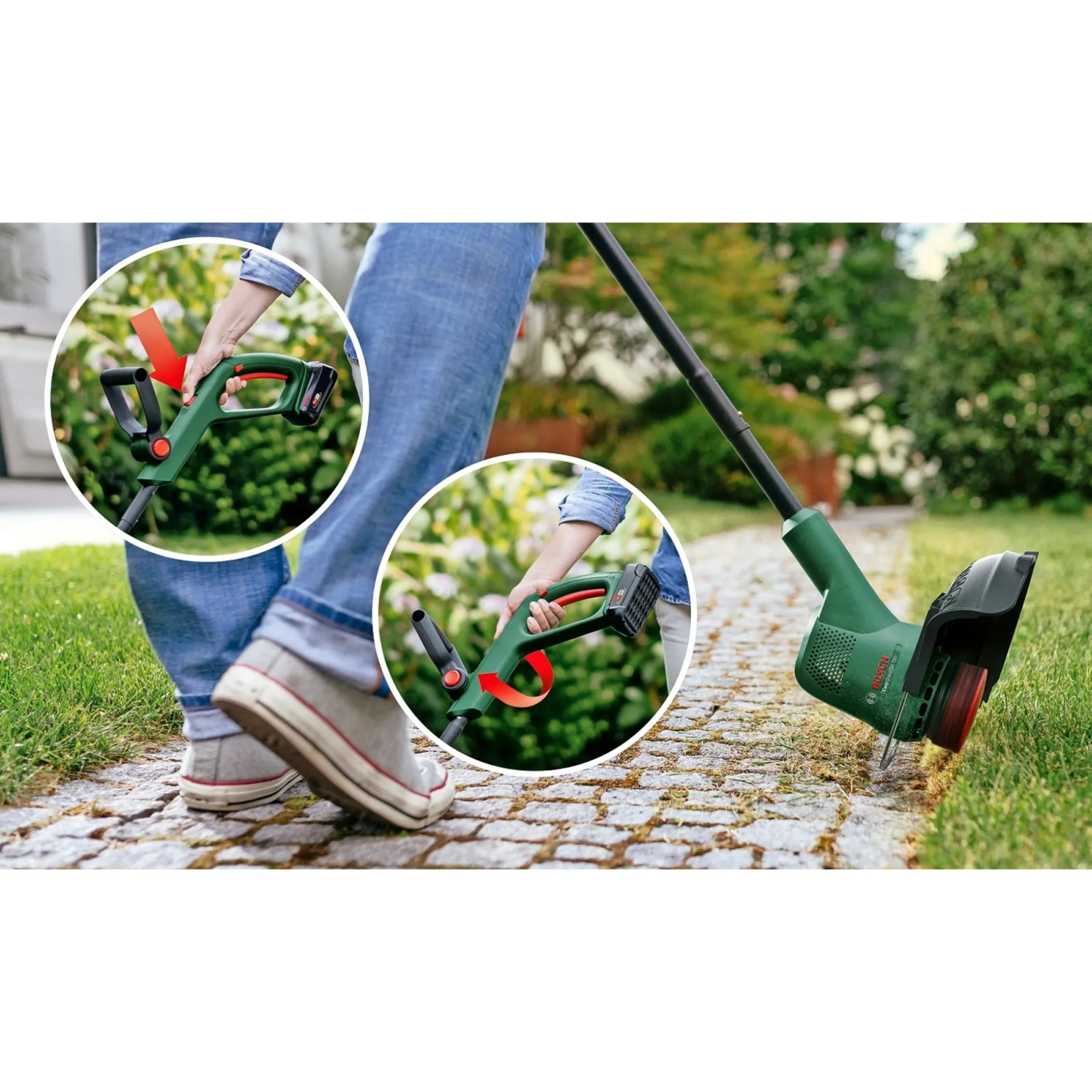 BOSCH EASY EASYGRASSCUT 18V-26 GRÆSTRIMMER 26 CM 18,0 V UDEN BATTERI OG LADER