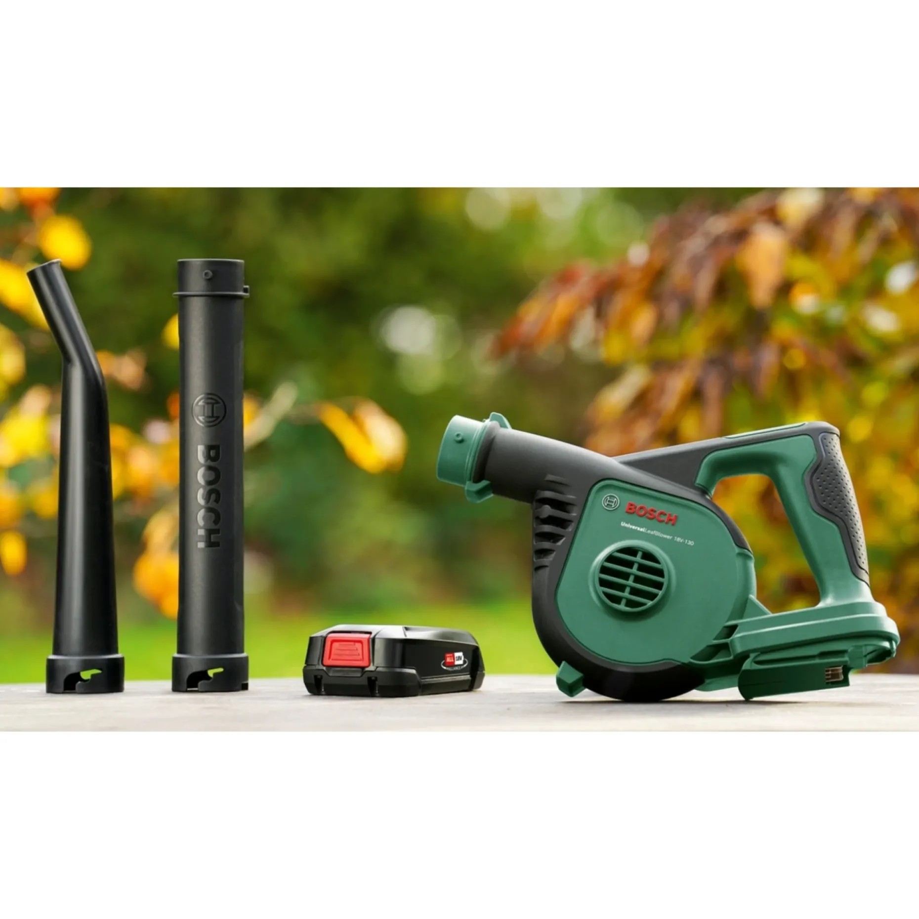 BOSCH UNIVERSAL UNIVERSALLEAFBLOWER LØVBLÆSER 18,0 V UDEN BATTERI OG LADER