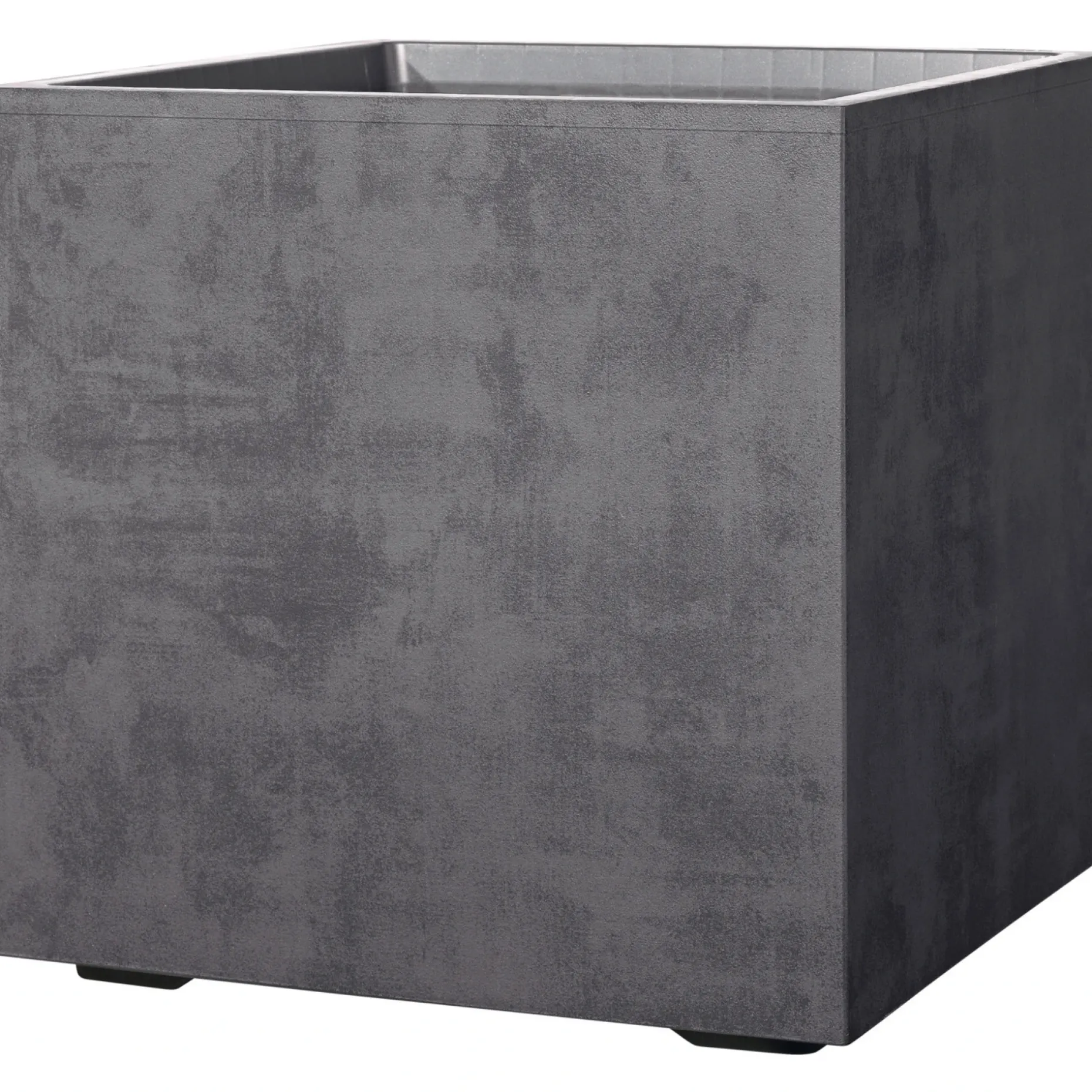 DEROMA MILLENIUM 208-619 PLANTEKASSE PLASTIK ANTRACITGRÅ 39X39X39 CM