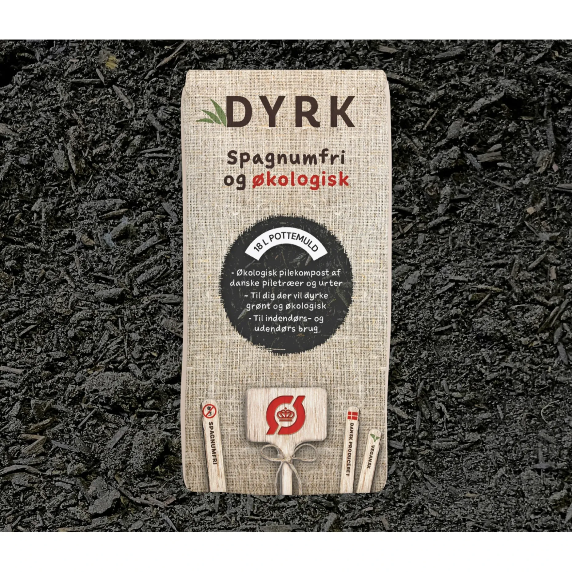 DYRK ØKOLOGISK POTTEMULD 18 L