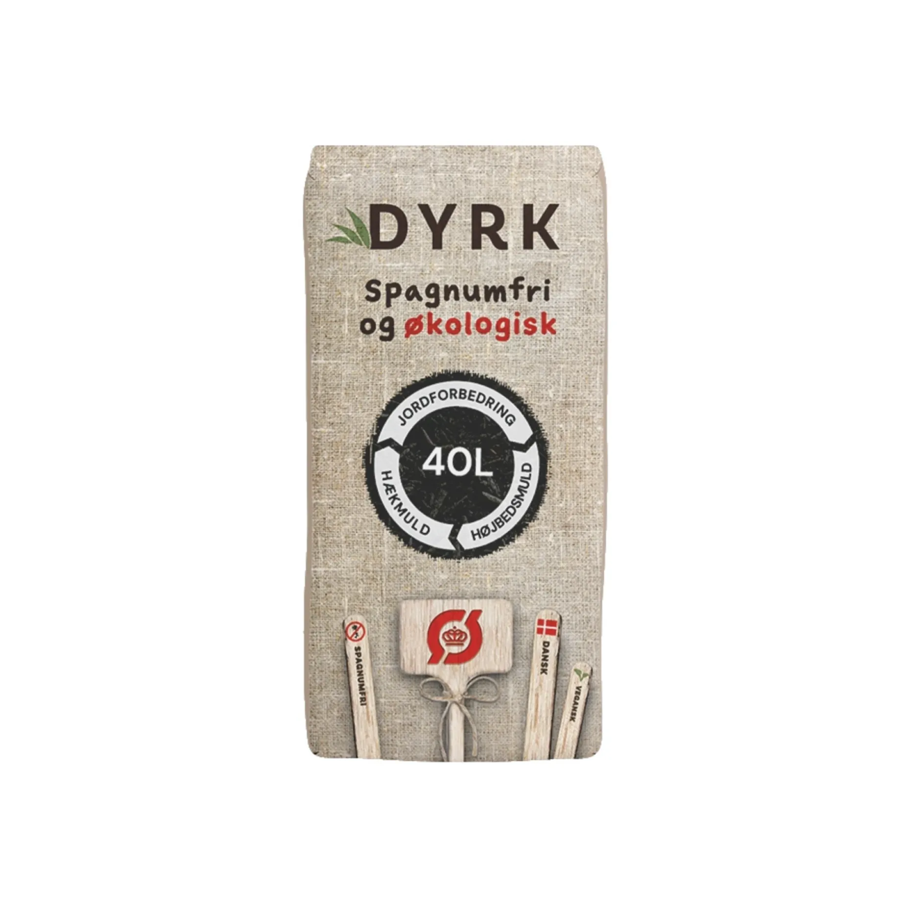 DYRK ØKOLOGÍSK OG SPAGNUMFRI JORDFORBEDRING 40 L