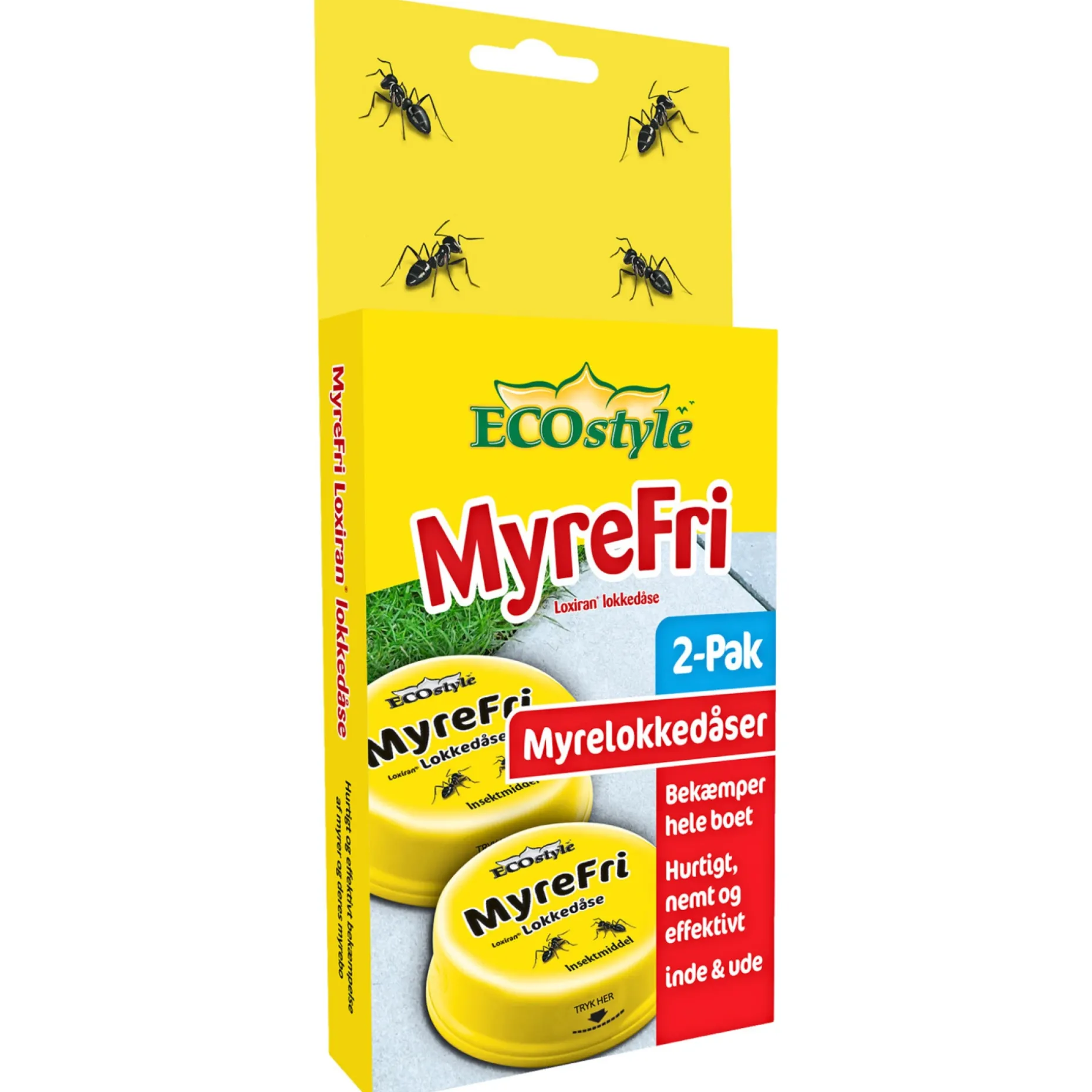 ECOSTYLE METAL MYREBEKÆMPELSE 2 STK