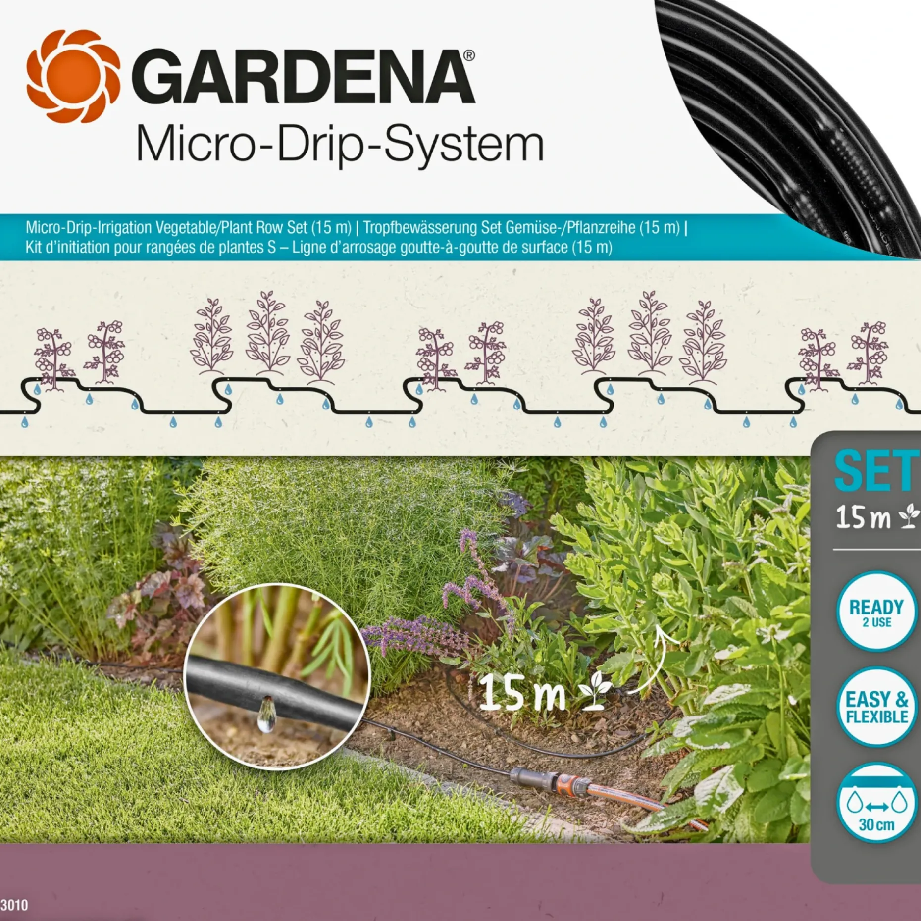GARDENA MICRO-DRIP-SYSTEM 13010-20 STARTSÆT