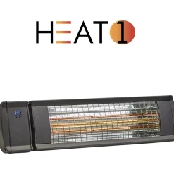 HEAT1 212-316 TERRASSEVARMER TITANIUM 660/2000 W