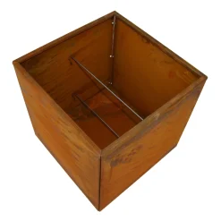 HORTUS 210-901 MED BUND HØJBED RUST PATINA 40 X 40 X 40 CM