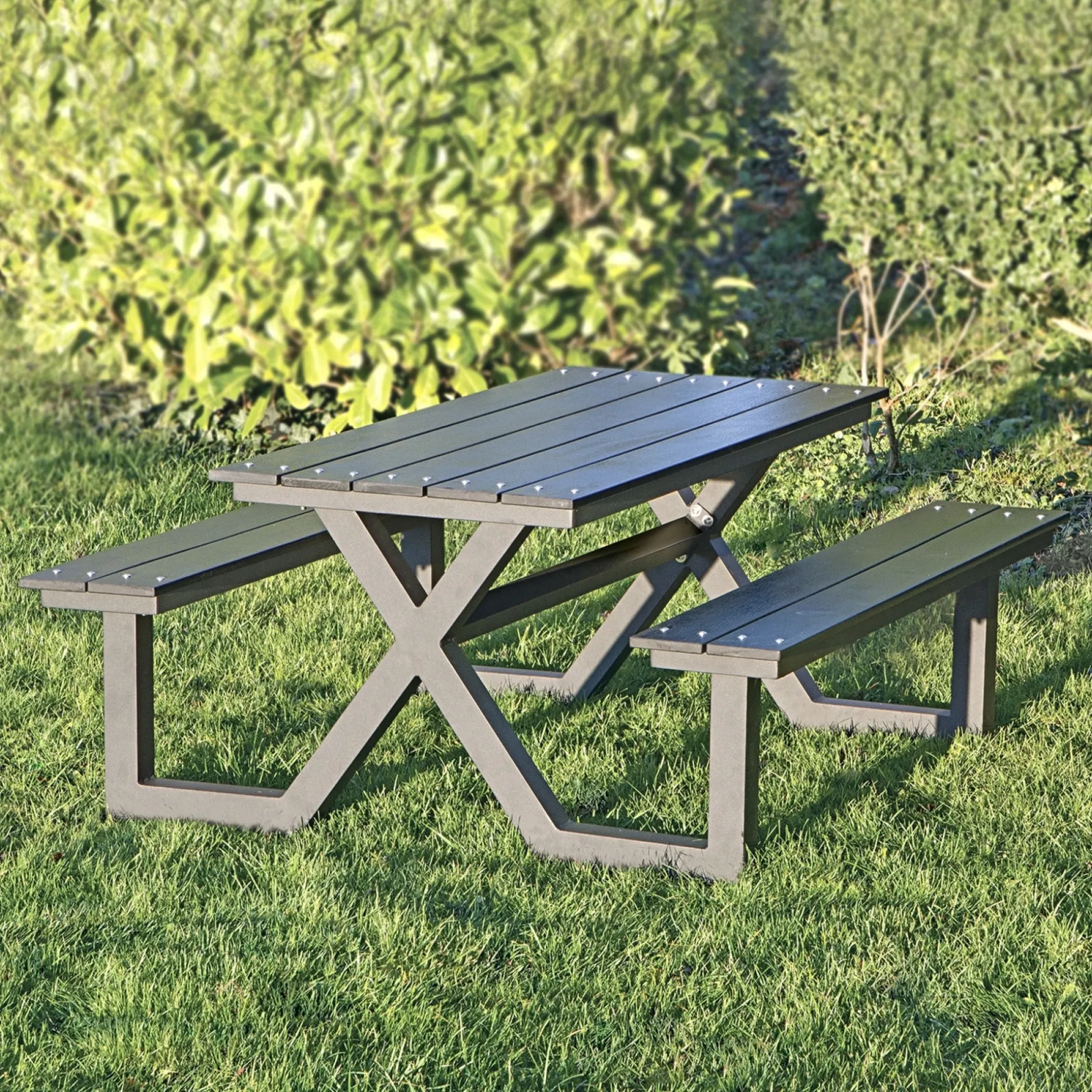 HORTUS X-MODEL 801-090 BØRN BORDBÆNKESÆT SORT