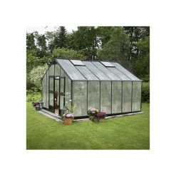 JULIANA GARTNER DRIVHUS 10 MM POLY ANTRACIT 16,2 M2