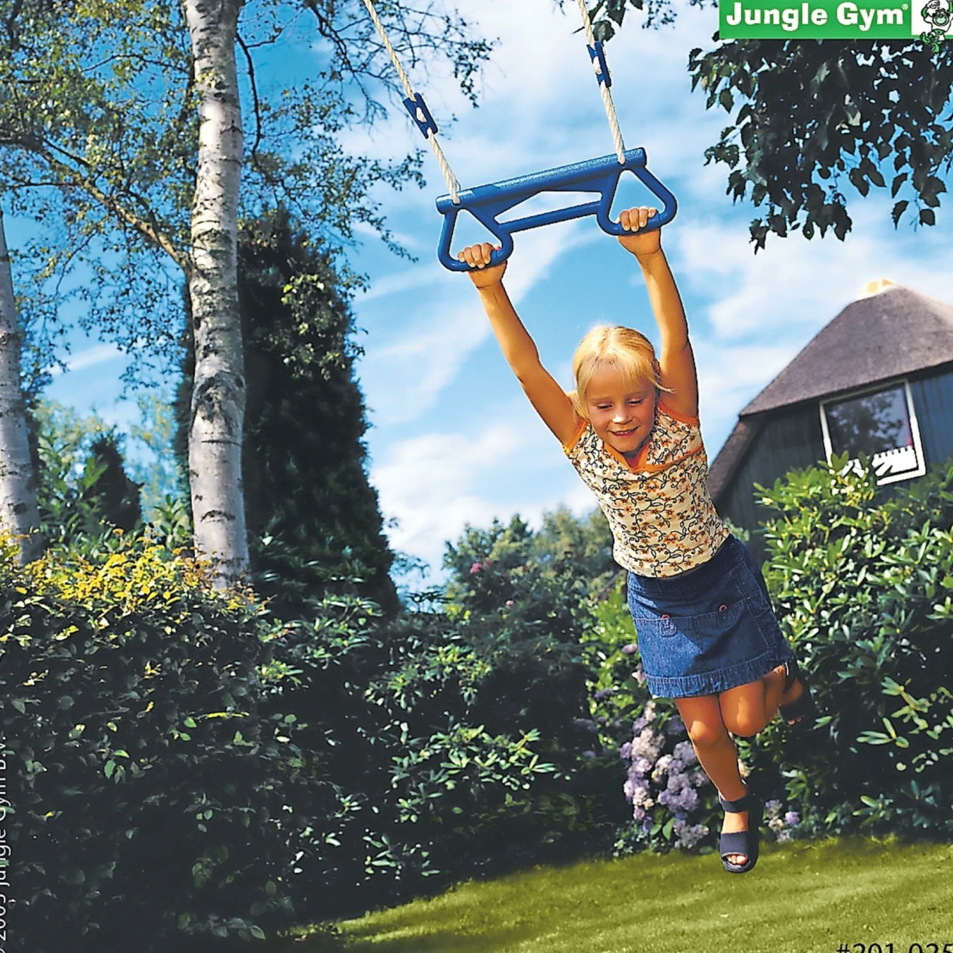 JUNGLE GYM MONKEY BAR ARMGYNGE BLÅ PLASTIK
