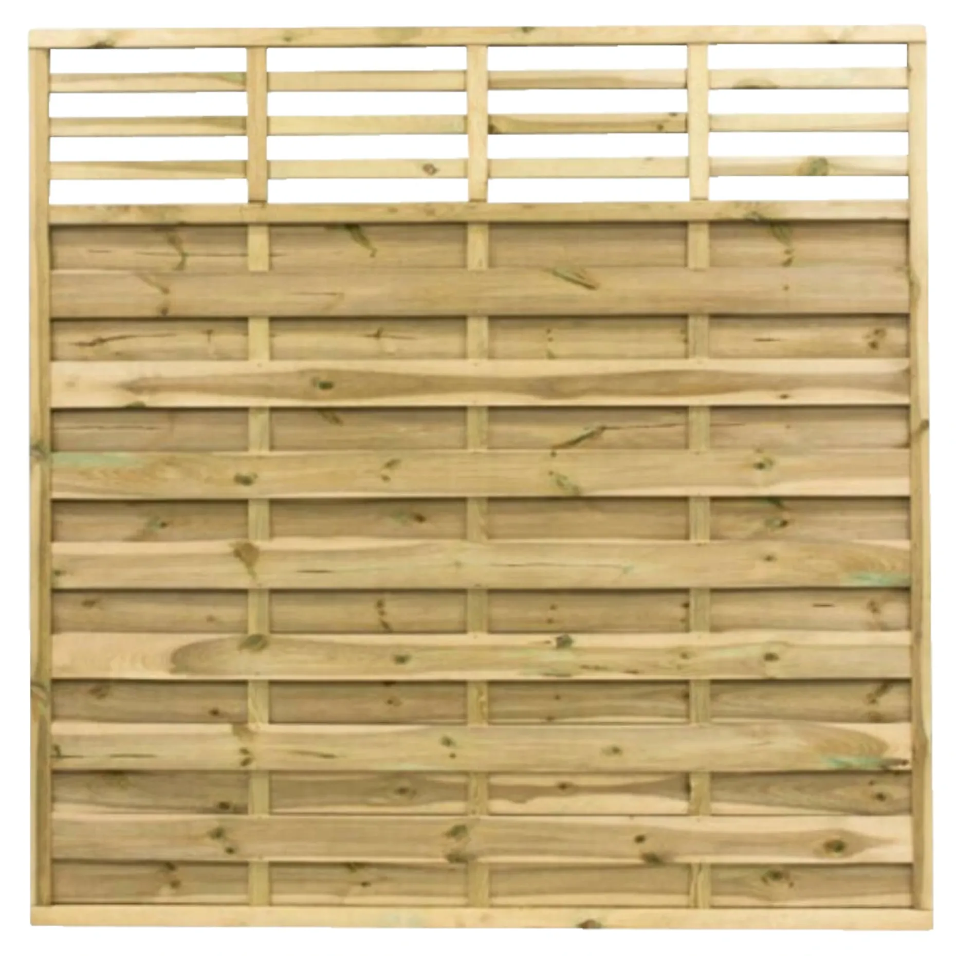NORDIC FENCE STRAIGHT HEGN TRYKIMPRÆGNERET NATUR 4.50 X 180 CM