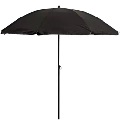 OUTFIT STRANDPARASOL SORT Ø1,8 M