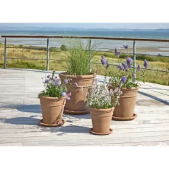 OUTRIUM EMMA HAVEKRUKKE TERRACOTTA NATUR Ø49XH49 CM
