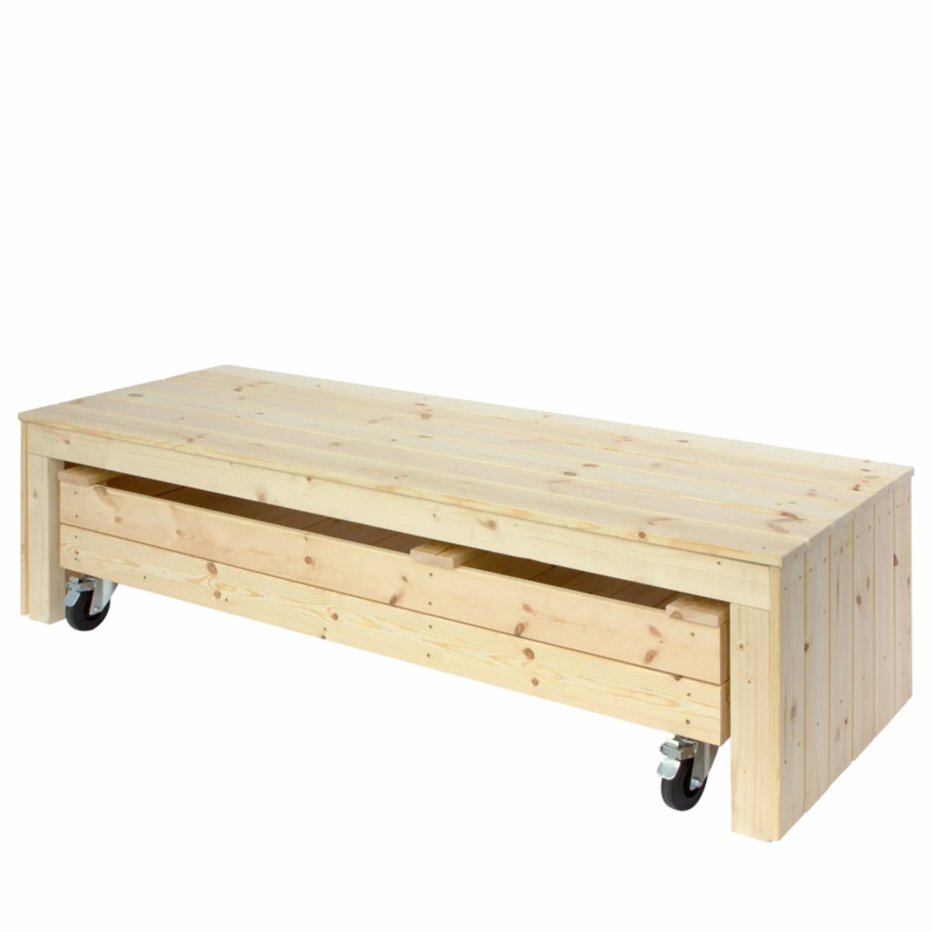 PLUS BÆNK NATUR 180 CM