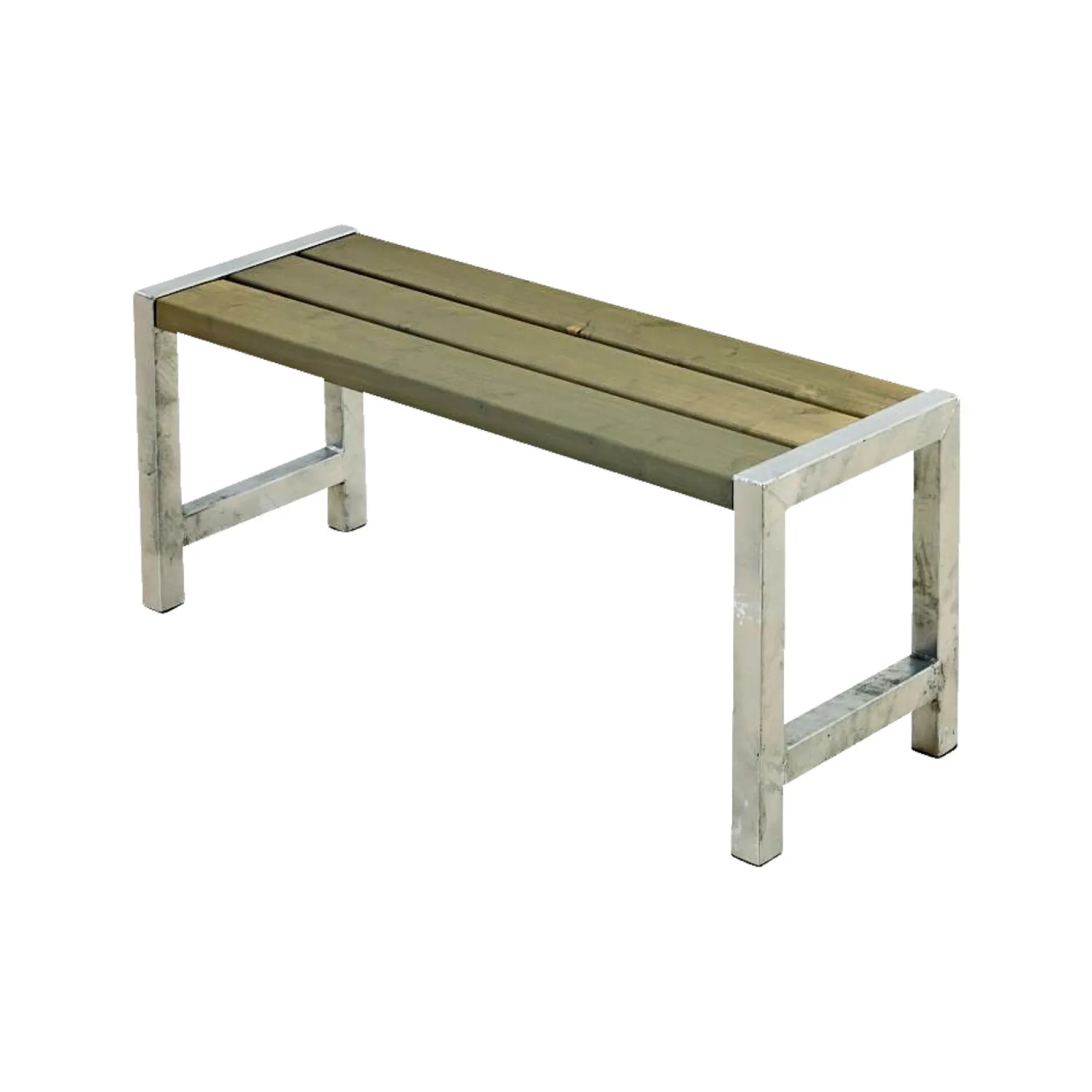 PLUS CAFE BÆNK GRÅBRUN 127 CM