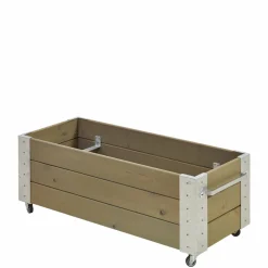 PLUS CUBIC BLOMSTERKASSE GRÅBRUN 45 X 50 X 120 CM