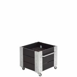 PLUS CUBIC BLOMSTERKASSE SORT 45 X 46 X 50 CM