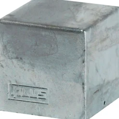PLUS CUBIC STOLPEHAT STÅL GRÅ 71 X 71 MM