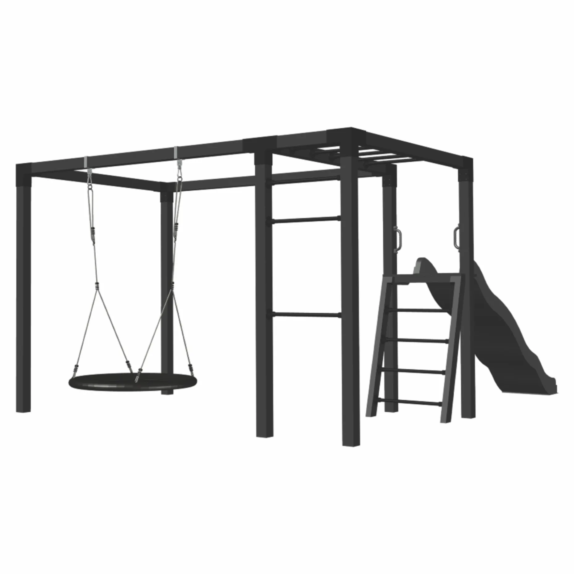 PLUS GYNGESTATIV 208 X 198 X 340 CM SORT