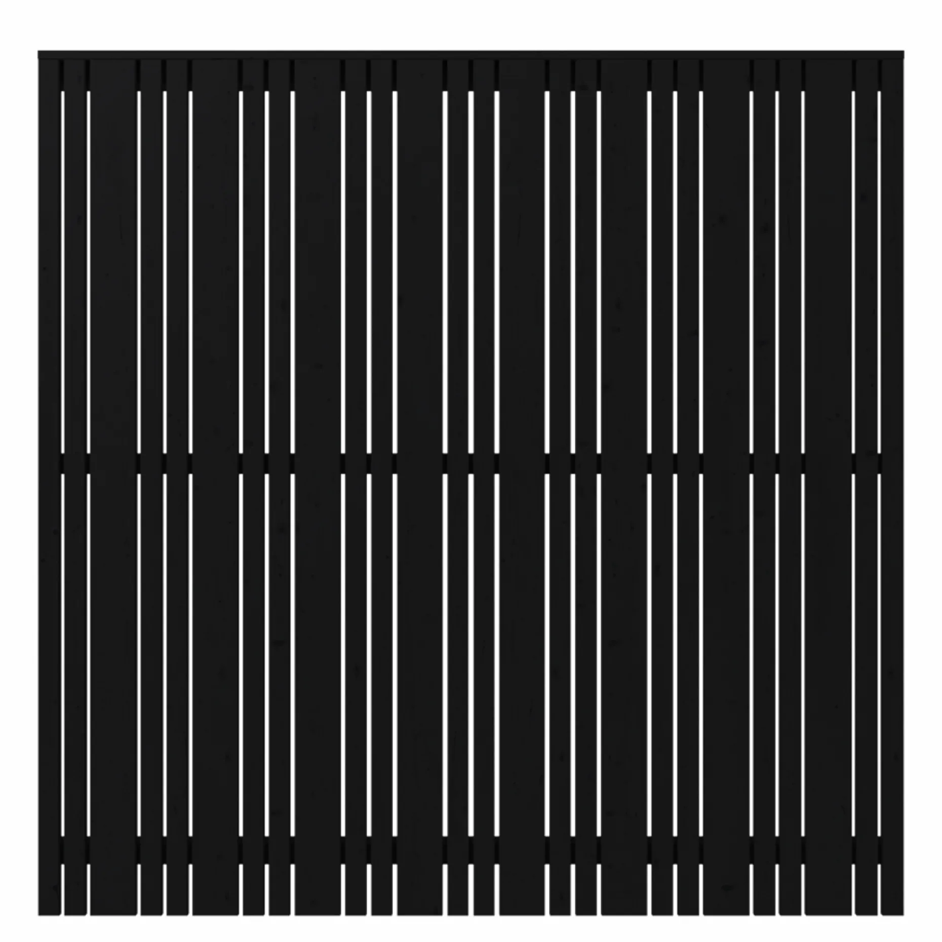 PLUS HEGN FUNGICIDBEHANDLET OG GRUNDMALET SORT 180 X 180 CM