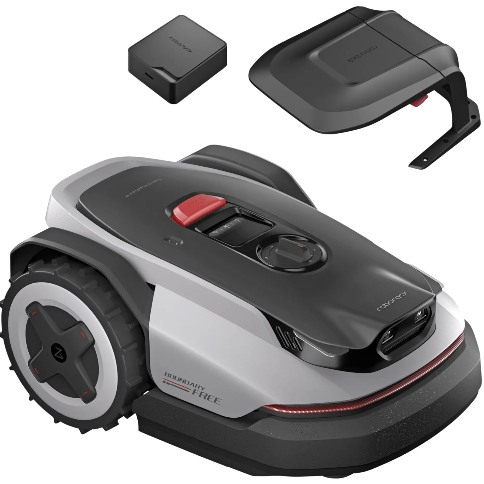 ROBOROCK ROCKNEO Q110 ROBOTPLÆNEKLIPPER INKL. GARAGE OG 4G MODUL 1000 M2