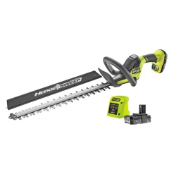 RYOBI HÆKKEKLIPPER 50 CM MED BATTERI OG LADER