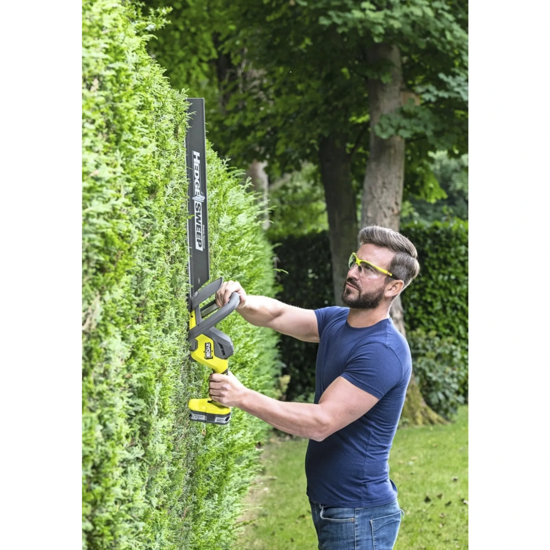 RYOBI ONE+ RY18LT18HTA-120 GRÆSTRIMMER/HÆKKEKLIPPER/BATTERISÆT