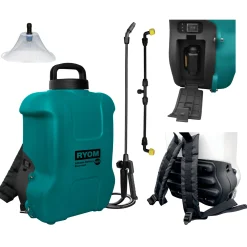 RYOM BATTERIDREVET TRYKSPRØJTE 18,0V - 10L