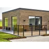 SKAGEN SYSTEMHEGN HEGNSMODUL RØGFARVET GLAS 86.80 X 92 X 0.60 X 0.60 CM