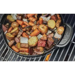 WEBER GBS GOURMET BBQ SYSTEM STØBEJERNSPANDE PORCELÆNSEMALJERET STØBEJERN