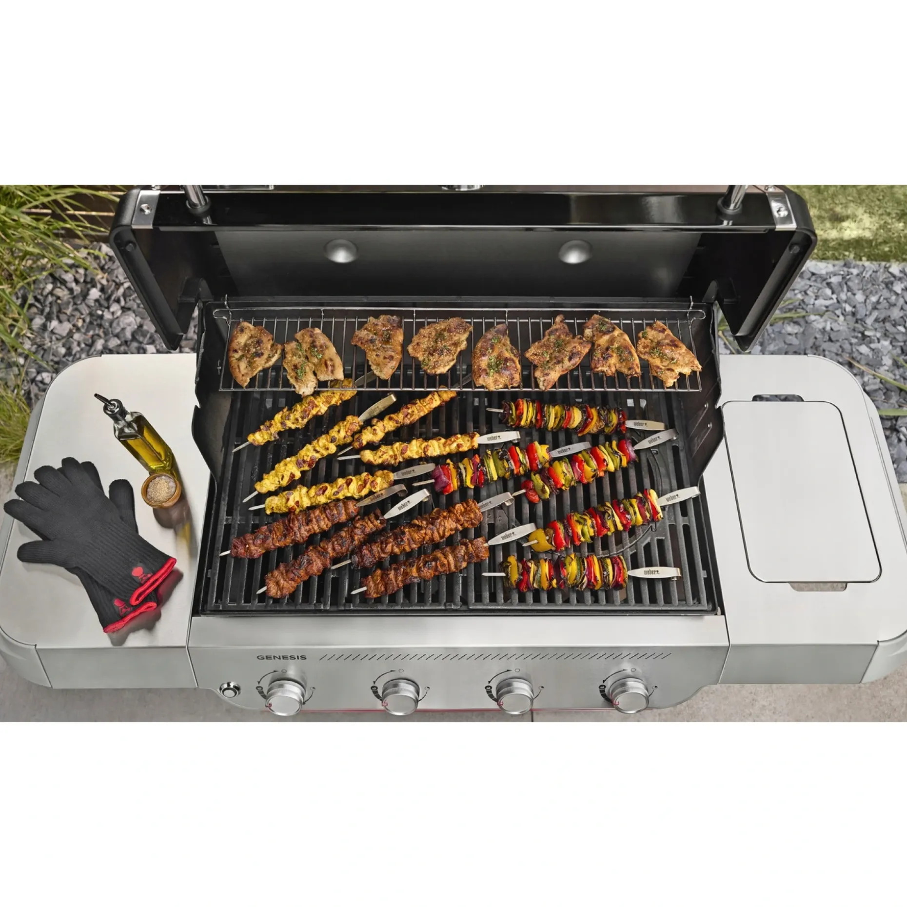 WEBER GENESIS E-415W GASGRILL SORT
