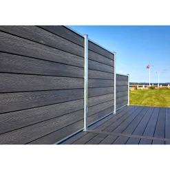 WIMEX GLYNGØRE A-PROFIL HEGNSFAG SORT 189.30 X 90 CM