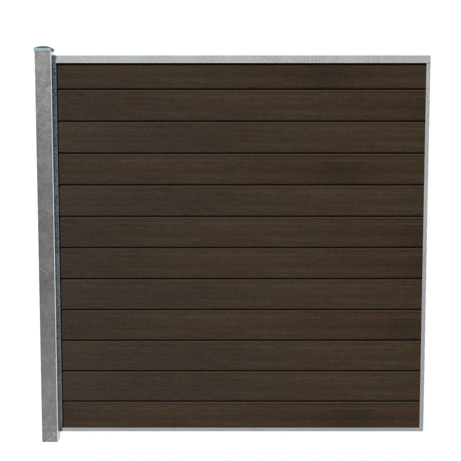 WIMEX LIVØ PRIME V-PROFIL HEGNSFAG MATBRUN 189.50 X 180 CM