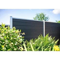 WIMEX LIVØ PRIME V-PROFIL HEGNSFAG MAT SORT 189.50 X 180 CM