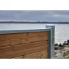 WIMEX TREND V-PROFIL HEGNSFAG THERMOBEHANDLET GRAN 189.30 X 140 CM