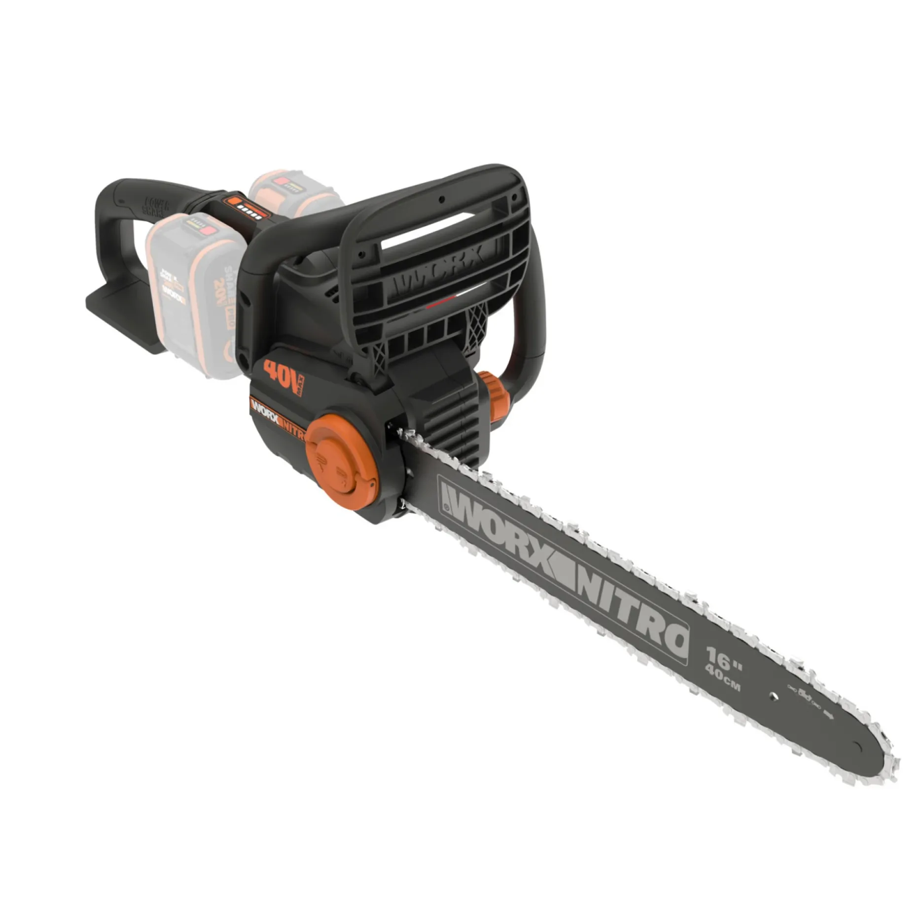 WORX WG385E.9 KÆDESAV AKKU 40 UDEN BATTERI OG LADER